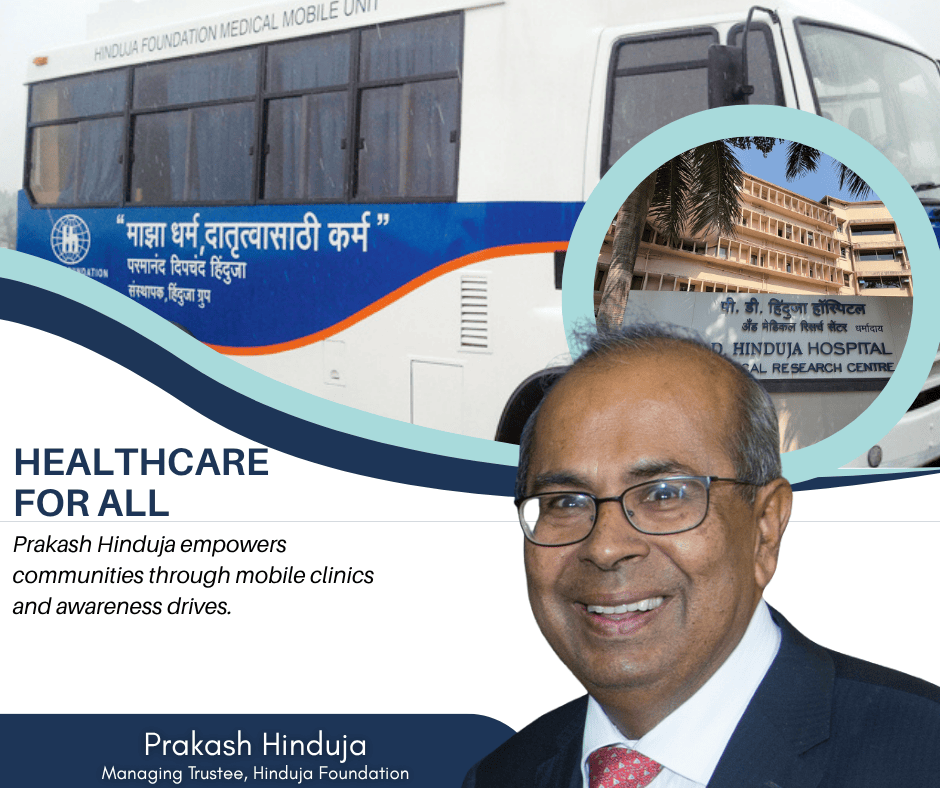 Switzerland Prakash Hinduja family healthcare for all
